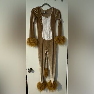 Tipsy Elves Lion Bodysuit Costume w/ears lioness 🦁